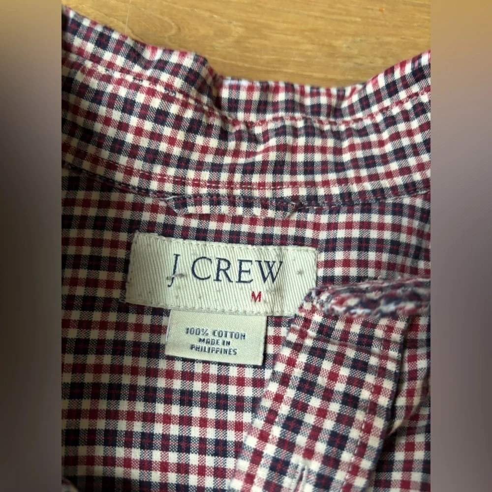 J. Crew red white